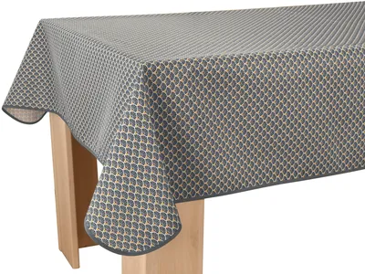 Tischdecke rechteckig 150x300 cm, schmutzabweisend, Anthrazit