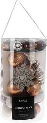 Image de set d'ornements de Noël 57pcs. Mélange HN/ZLA