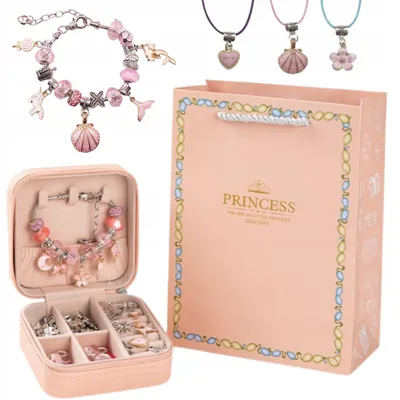 Produktbild von Drobiazgarnia Schmuckbastelset für Armbänder mit Charms 66 Teile