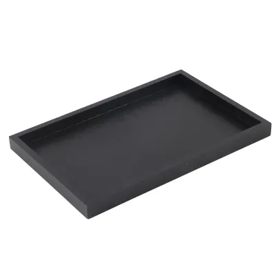 Image de Rechteck Form Massivholz Tee Kaffee Snack Essen Servieren Tablett Restaurant Tabletts 25*18*2cm