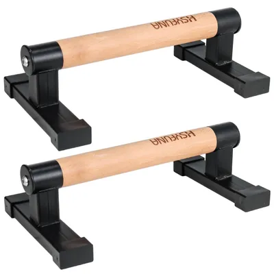 Productafbeelding van Set van 2 Houten Parallettes voor Calisthenics