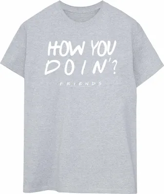 Produktbild von Friends - "How You Doin?" T-Shirt für Damen BI48072 (L) (Grau)