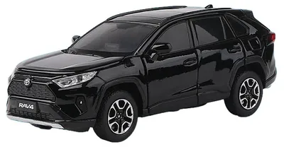 Zdjęcie produktu dla Metalowy model Toyota RAV4 2020 1:32 czarny efekty świetlne