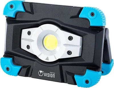 Zdjęcie produktu dla Panelowa lampa robocza 10W COB LED, ładowalna, 1000 lm, IK08, IP54 + uchwyt magnetyczny