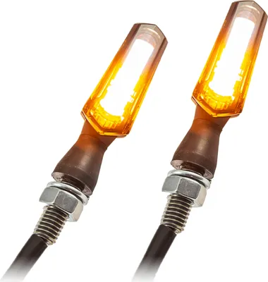Produktbild von Universal Motorrad COB-Blinker Nado mit Positionslichtkombination Alu getönt M8 E-