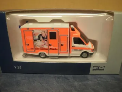 Produktbild von Rietze MB Sprinter RTW Ambulanz WAS RTW Sprinter Sanitätsschule Nord 61798