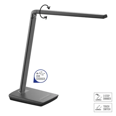 Immagine prodotto di Lampada da tavolo a LED AUMERA LED/8W, 3000K, grigio L: 160, L: 460, H: 380