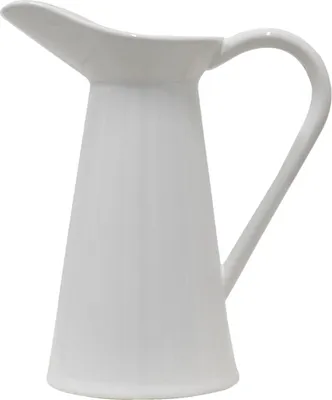 Zdjęcie produktu dla Dzbanek do prania Clayre & Eef 23x13x25 cm biała ceramika