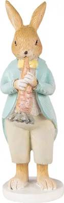 Produktbild von Clayre & Eef Figur Kaninchen 15 cm Braun Polyresin