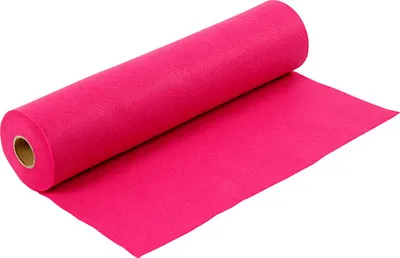Image de Feutre de bricolage fuchsia, 45 cm x 1,5 mm x 5 m, 180-200 g, rouleau