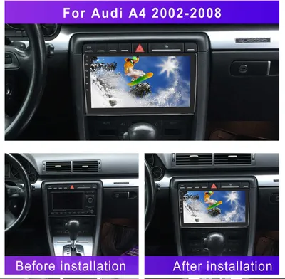 Produktbild von 9 Zoll Android 11 Autoradio GPS Navi für Audi A4 S4 RS4 B6 B7 RNS-E 2000-2009 BT