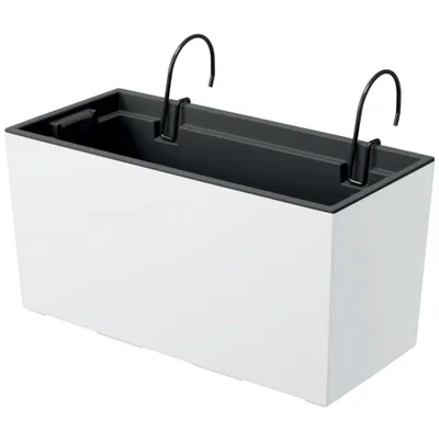 Obrázek produktu pro Truhlík URBI CASE W s háky a vkladem bílý 39,5cm