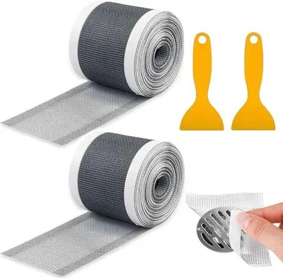 Obrázek produktu pro Sítko do sprchy 7 cm x 10 m, nerezová ocel, zachycovač vlasů