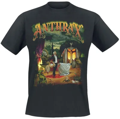 Produktbild von Anthrax T-Shirt Herren Cursum Carnival schwarz Band-Merch, Bands 100% Baumwolle XL