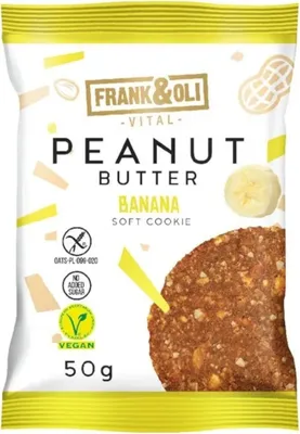 Zdjęcie produktu dla Miękkie ciasteczko PEANUT BUTTER Banan 50g