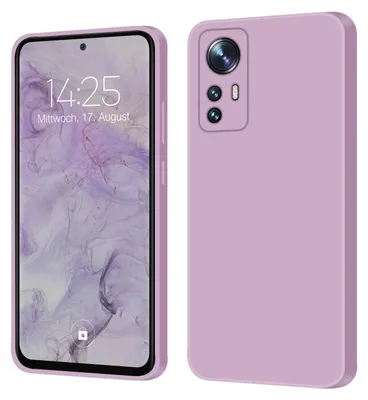 Produktbild von Hülle für Xiaomi 12 / 12X Case Cover Bumper Smartphone Softgrip Schutzhülle Farbe: Lila