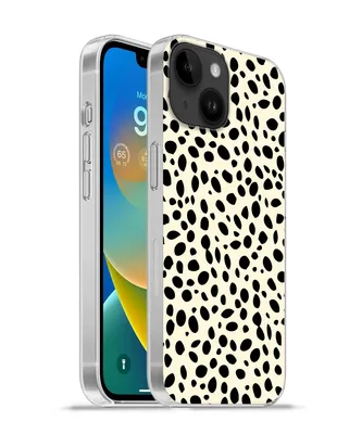 Produktbild von MuchoWow® Handyhülle Schutzhülle Hülle für Apple iPhone 14 - Softcase Tiermuster - Punkte - Panther Silikon Softcase Handy Hülle - Mobiltelefonhülle