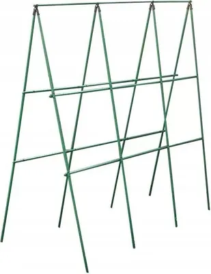 Immagine prodotto di Telaio a forma di A per piante rampicanti, acciaio con rivestimento in PVC, verde