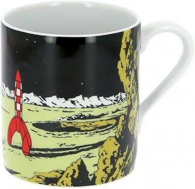 Produktbild von Tim & Struppi Keramiktasse - Rakete (300 ml)