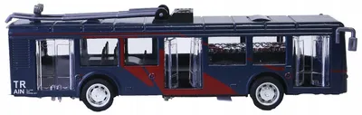 Produktbild von Dromader Trolejbus Spielzeugbus 16cm mit Licht und Sound