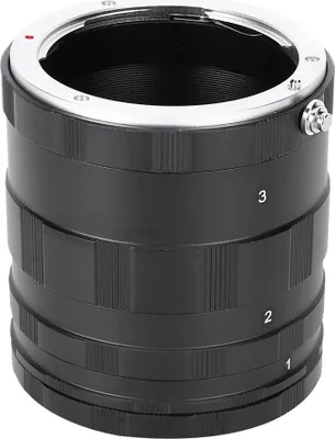 Produktbild von Professionelles Metall Black Makrofotografie Erweiterung Adapterrohr Nahaufnahme Objektiv Ring für Sony E Mount Spiegellose Kamera