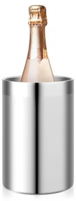 Edelstahl Flaschenkühler doppelwandig für Wein & Champagner