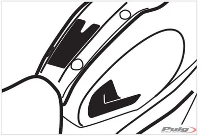 Produktbild von PUIG 9299C Spezifischer Tankschutz passend fuer YAMAHA XSR900 Carbon look