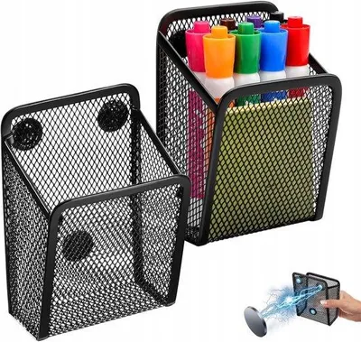 Produktbild von Famanu Magnetische Halter 2er Set - Mit 3 starken Magneten, 9,5 x 7 x 12 cm, Platzsparend