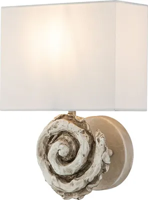 Obrázek produktu pro Nástěnné svítidlo Látkové stínidlo V: 31,8 cm Krémově bílé Moderní