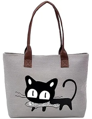 Produktbild von Damentasche, vielseitige Canvas-Tasche für Einkaufen und Reisen