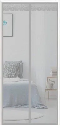 Image de Moustiquaire - Fermeture automatique - 150 x 210 cm - Gris
