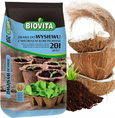 Produktbild von Biovita Saaterde Mit Kokosnussfaser 20L