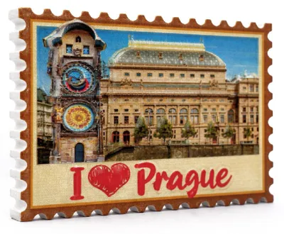 Image de GiftyCity Prague 7,5 x 5,5 cm, mat