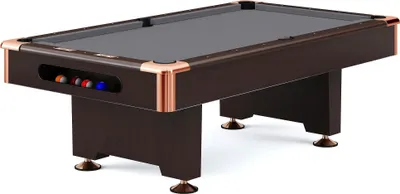 Produktbild von Automaten Hoffmann Billardtisch "Club Pro III" Dekor Nussbaum, Grey, Simonis 860, 8 ft (Spielfeld 224x112 cm)