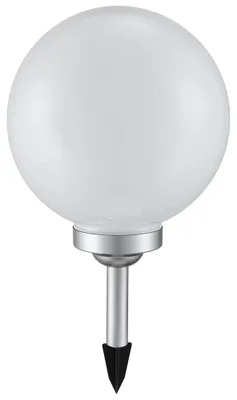 Produktbild von LED Solarleuchte, Kugel weiß, DM 25 cm, H 65 cm