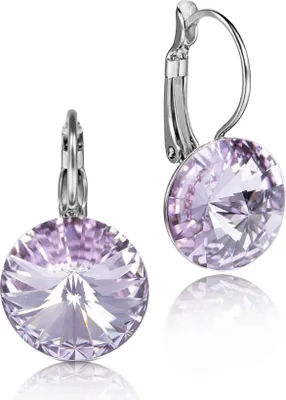 Produktbild von LUISIA® Ohrringe Rivoli mit Kristallen von Swarovski® 14 mm | Violet