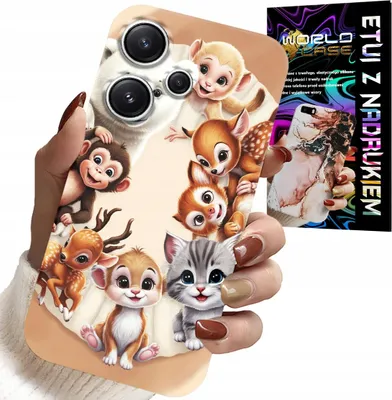 Produktbild von Hülle Für Xiaomi Note 13 Pro+ - Kinderrücken In Waldtierhülle