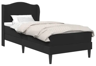 Zdjęcie produktu dla Ramka łóżka Z zagłówkiem Czarny 80 x 200 cm