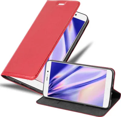 Immagine prodotto di Cadorabo custodia per Xiaomi Mi 5s PLUS custodia protettiva in rosso custodia per cellulare cover chiusura magnetica