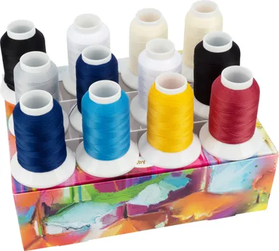 Produktbild von Garnbox extra dickes Bauschgarn (12 Konen/300 m/Nylon)