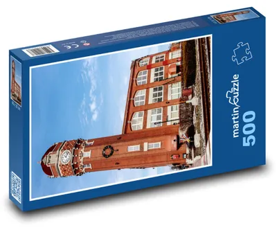 Produktbild von Puzzle 500 Backsteinuhrturm - martinpuzzle