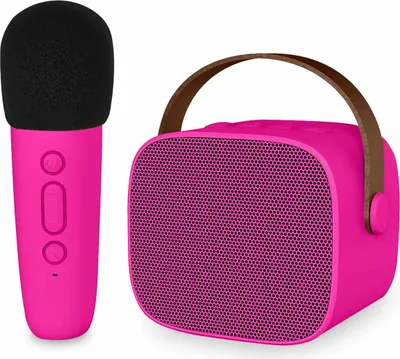 Productafbeelding van imoshion Kids Karaoke Set - Speaker en microfoon - Hot Pink
