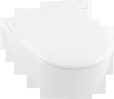 Immagine prodotto di Villeroy & Boch Avento Combi-Pack, WC suspendu à à fond creux avec siège de WC, DirectFlush, suspendu, 370x530x315mm, 5656RS01, 5656RS01