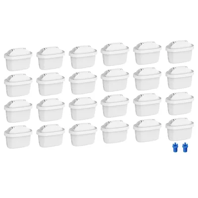 Produktbild von Overbest Filterkartuschen, Ersatz für Brita® Maxtra+® Plus, 24 Stück, Ersatz für Maxtra Pro® All-in-1 Wasserfilter, Kompatibel mit Brita® Marella®