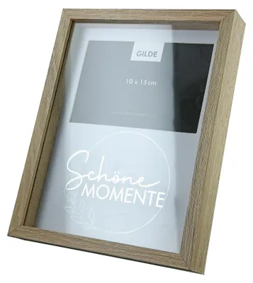 Produktbild von Gilde Fotorahmen, rechteckig, Spruch, MDF, naturfarben, VE 3, L. 4 cm, B. 20 cm, H. 25 cm 46350/Abverkauf nur solange Vorrat reicht