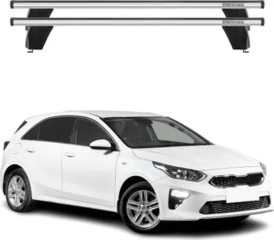 Produktbild von Menabo Dachträger Grundtäger für Kia Ceed 2018-2025 75kg Aluminium Silber 2 tlg