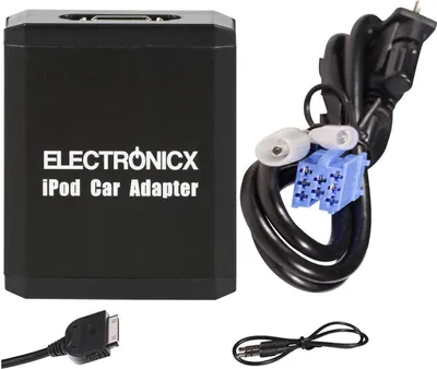Produktbild von AUX-Adapter für iPhone, iPad und iPod, CD-Wechsler, Blaupunkt-Radios ▶ Premium  USB- und Bluetooth-Adapter für Autoradios