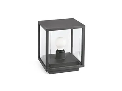 Produktbild von Faro 70772, Außensockel-/Pfostenbeleuchtung, Dunkles Grau, Aluminium, IP54, I, E27