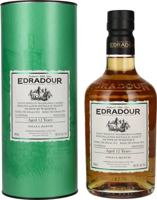 Produktbild von Edradour 12 Years Old Madeira Casks Highland Single Malt 2012 48,2% Vol. 0,7l in Geschenkbox