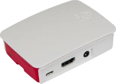 Produktbild von Raspberry Pi Gehäuse f. B+, 2 u. 3, weiß-rot, 5-teilig, Raspberry Pi, Raspberry Pi, Schwarz, Grün